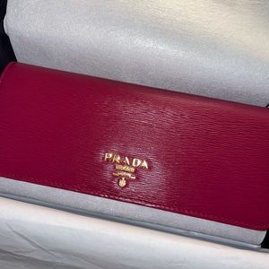 Prada Large Saffiano Leather Wallet